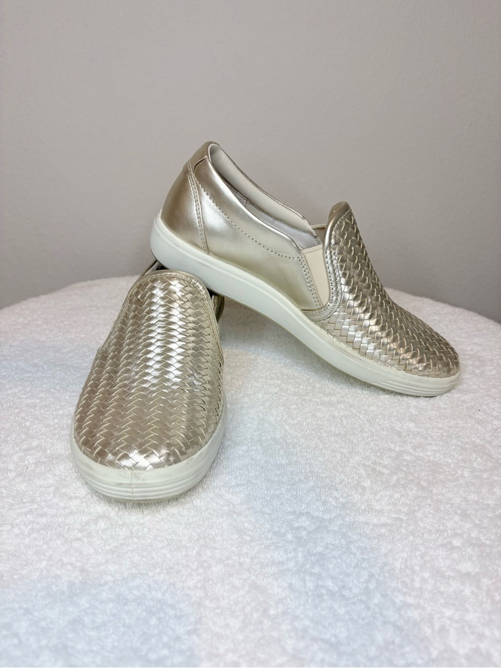 ECCO Woven Slip-On Sneakers - Women